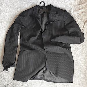 Classic Armani Collezion Charcoal Black Blazer ✨ Made in Italy | Flawless ♾️💫